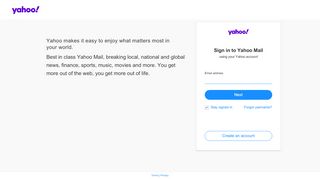 
                            5. Mail - Yahoo - login
