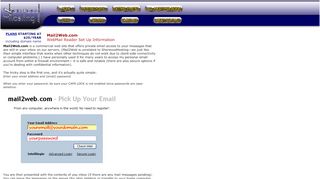 
                            4. Mail2Web.com - Sherwood Hosting - Mai2web Login