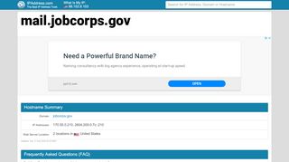 
                            6. ▷ mail.jobcorps.gov : Outlook - IPAddress.com - Mail Jobcorps Gov Portal