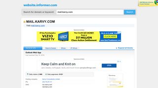 
                            1. mail.karvy.com at WI. Outlook Web App - Website Informer - Mail Karvy Com Login