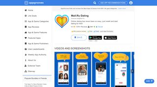 
                            5. Mail.Ru Dating - by Знакомства@Mail.Ru - Social Category ... - Lovemail Ru Portal