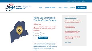
                            2. Maine Law Enforcement Training Course Package - JPMA ... - Jpma Portal