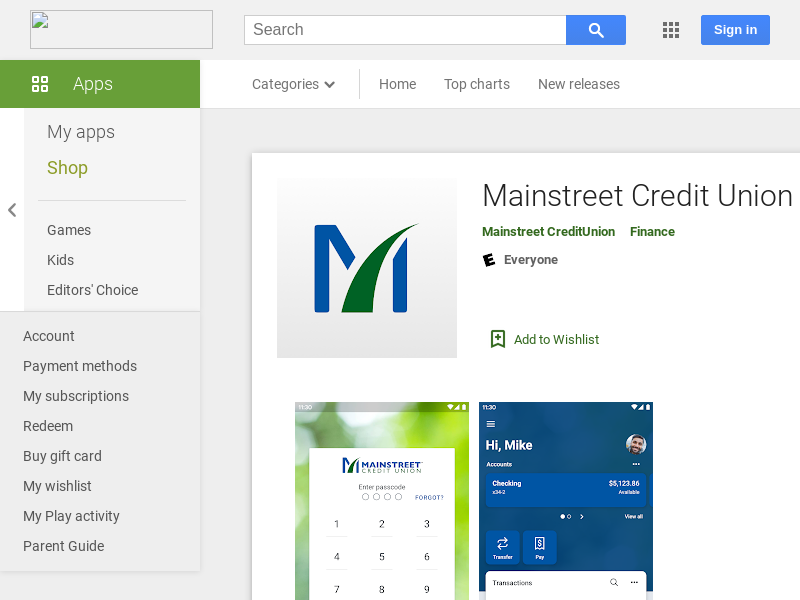 
                            2. Mainstreet Credit Union - Apps on Google Play