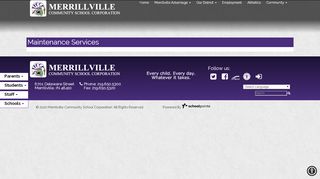 
                            4. Maintenance Services - Merrillville Community School ... - Merrillville Rds Portal