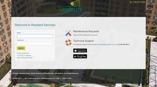 
                            3. Maintenance Services - securecafe.com - Lefrak City Resident Portal