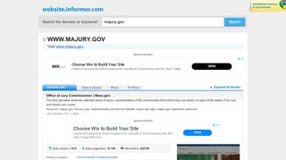 
                            6. majury.gov at WI. Office of Jury Commissioner | Mass.gov - Majury Portal
