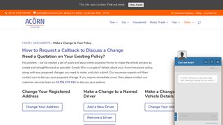 
                            4. Make a Change to Your Policy | Acorn Insurance - Acorn Insurance Sign In