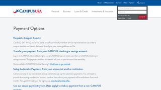 
                            5. Make a Loan Payment - CAMPUS USA Credit Union - My Campus Loan Portal