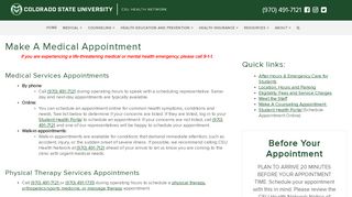 
                            4. Make A Medical Appointment | Health Network - CSU Health Network - Csu Health Portal