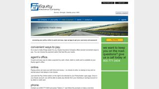 
                            3. Make A Payment | Equity Insurance Company - Equity Insurance Agent Portal