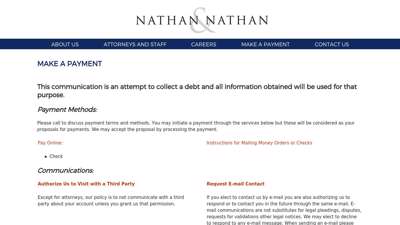 Make a Payment  Nathan & Nathan