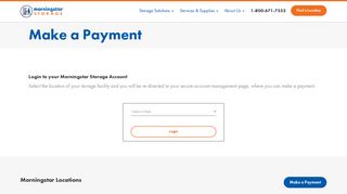 
                            2. Make a Payment Online | Morningstar Storage - Morningstar Storage Portal