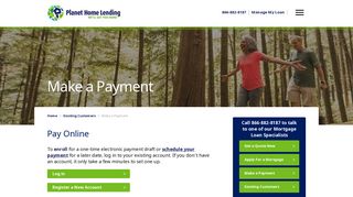 
                            7. Make a Payment | Planet Home Lending - Planet Loan Inc Login