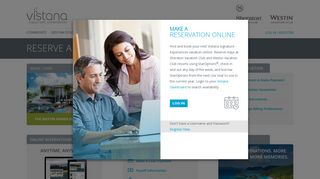 
Make a Reservation Online | Vistana Signature Experiences
