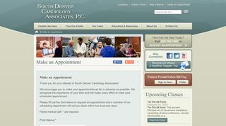
                            5. Make an Appointment | South Denver Cardiology - South Denver Cardiology Patient Portal