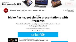 
                            3. Make flashy, yet simple presentations with Prezentit - CNET - Prezentit Sign Up