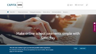 
                            5. Make online school payments simple with SIMS Pay | Capita ... - Www Payyourschool Co Uk Portal