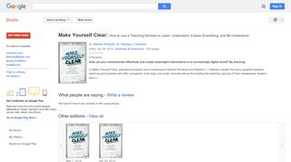 
                            8. Make Yourself Clear: How to Use a Teaching Mindset to ... - Choicepoint Clear Portal