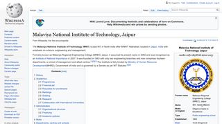 
                            6. Malaviya National Institute of Technology, Jaipur - Wikipedia - Mnit Student Portal