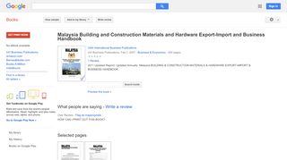 
                            5. Malaysia Building and Construction Materials and Hardware ... - Www Eperolehan Gov My Portal
