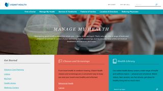 
                            3. Manage My Health | Patient Resources | Vidant Health - Mychart Vidant Health Portal