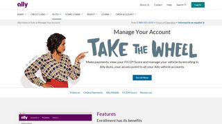 
                            2. Manage Your Auto Account | Make a Vehicle Payment | Ally - Ally Financial Payment Portal