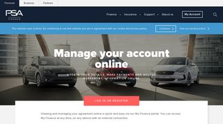 
                            7. Manage Your Finance Agreement Online | PSA Finance UK - My Peugeot Login