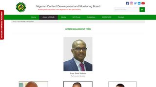 
                            3. Management – Nigerian Content Development and Monitoring Board - Ncdmb Recruitment Portal