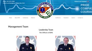 
Management Team - Washington County Johnson City EMS
