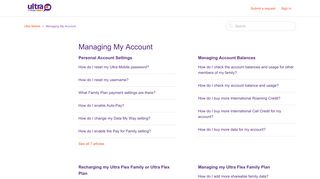 
                            6. Managing My Account – Ultra Mobile - Ultra Mobile Recharge Portal