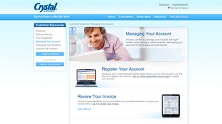 
                            3. Managing Your Account - Crystal Springs - Crystal Springs Account Portal