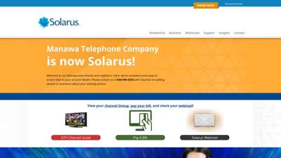 
                            7. Manawa Telephone Company - Solarus