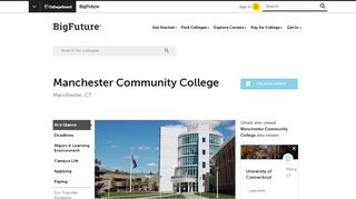 
                            2. Manchester Community College - College Search - The ... - Manchester Community College Student Portal