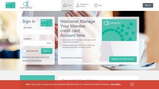 
                            1. Mandee credit card - Manage your account - Comenity - Mandee Credit Card Portal
