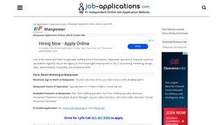 
                            8. Manpower Application, Jobs & Careers Online - Manpower Application Portal