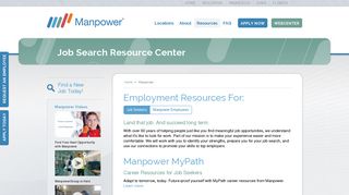 
                            6. Manpower | Employee Resources - mnpwr.com - Manpower Benefits Login
