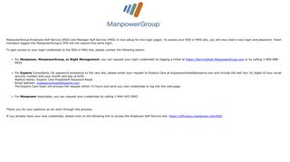 
                            4. Manpower - Manpower Intranet Portal
