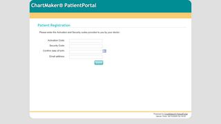 
ManualRegister - Chartmaker Patient Portal
