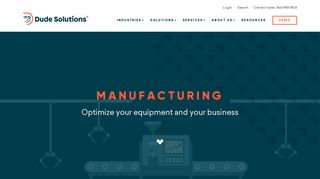 
                            3. Manufacturing Operations Software | Dude Solutions - Bigfoot Cmms Portal