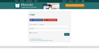 
                            4. Manula Login - Manualsonline Com Portal