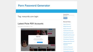 
                            6. manyvids.com login – Porn Password Generator - Manyvids Login