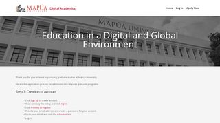
                            7. Mapúa Digital Academics - Mapúa University - Mapua Portal