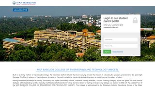 
                            1. Mar Baselios College of Engineering and Technology - Student/Parent ... - Mbcet Student Portal