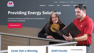 Marathon Petroleum Corporation - Providing Energy Solutions