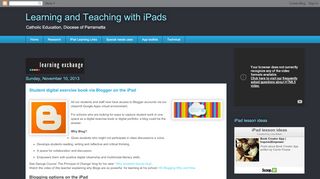 
                            7. March 2013 - Learning and Teaching with iPads - Classm8 Landing Login