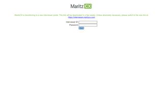 
                            7. Maritz Survey Center Division ISys Logon - Maritz Com Login