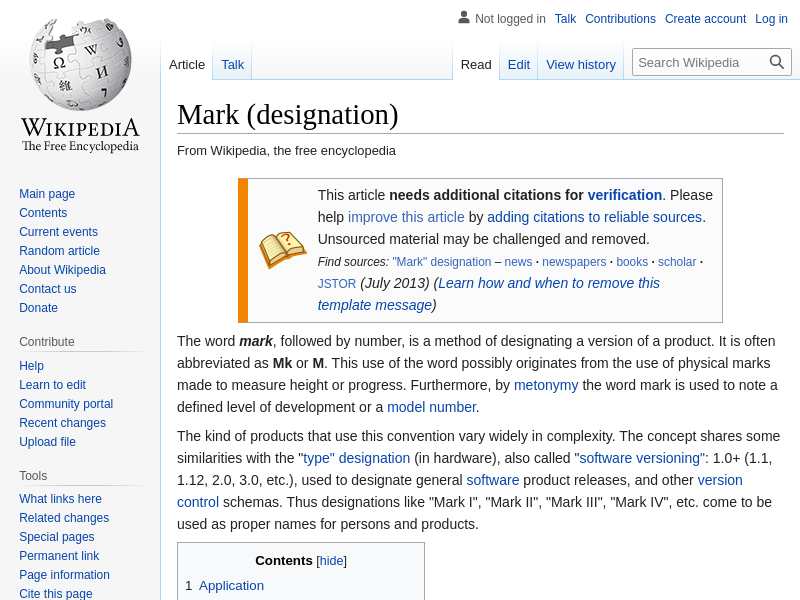 
                            3. Mark (designation) - Wikipedia