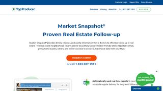 
                            2. Market Snapshot - Top Producer - Top Producer Market Snapshot Portal