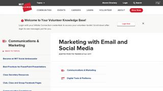 
                            8. Marketing with Email and Social Media - MIT Alumni Association - Mit Alumni Email Portal