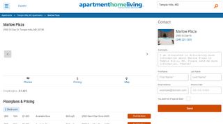 
                            7. Marlow Plaza Apartments | Temple Hills, MD Apartments - Marlow Plaza Resident Portal
